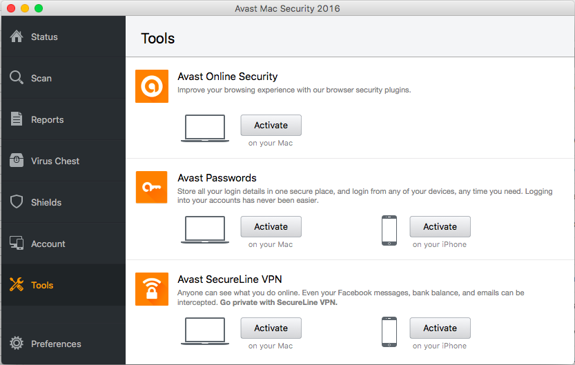 Avast free antivirus for android